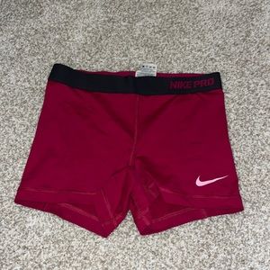Nike women’s spandex shorts size small